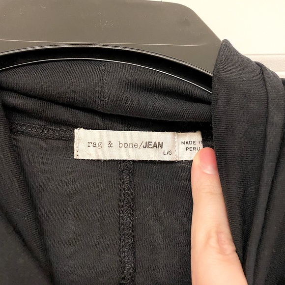 ♨️ Rag & Bone - The Slub Turtleneck in Black - Picture 1 of 13